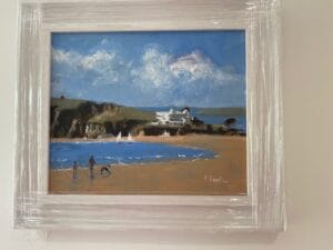 Walking The Dog At Burgh Island